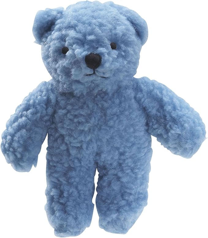 zanies 8-1/2 英寸 berber 羊毛熊狗狗玩具 蓝色 8.5 in.