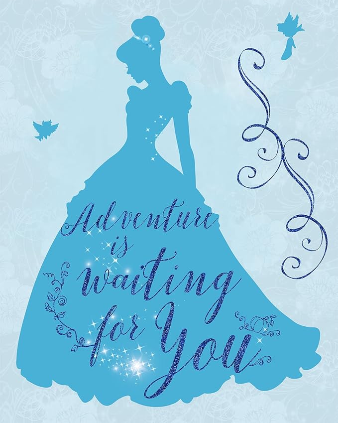 artissimo designs 皇家剪影灰姑娘印花帆布 89268