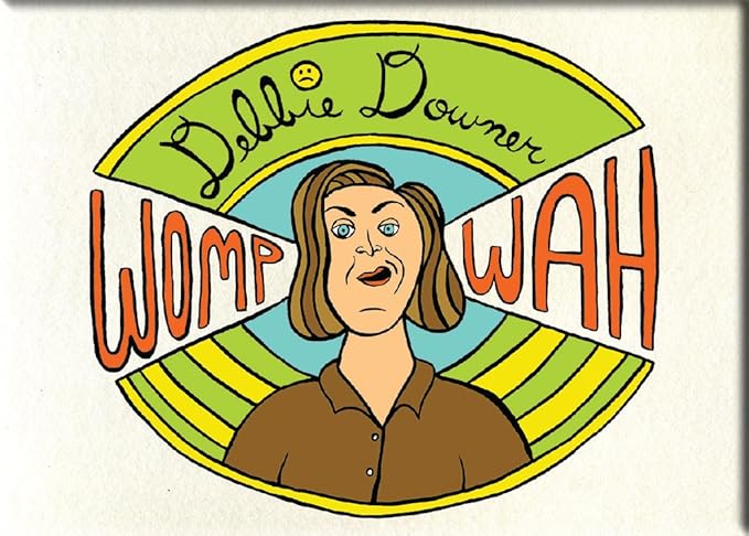 saturday night live debbie downer refrigerator magnet, 2 by 3