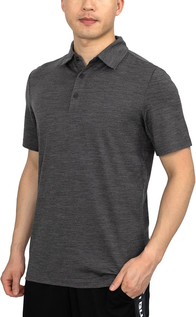 sheep run * 美利奴羊毛男式轻质吸汗透气短袖 polo 衫