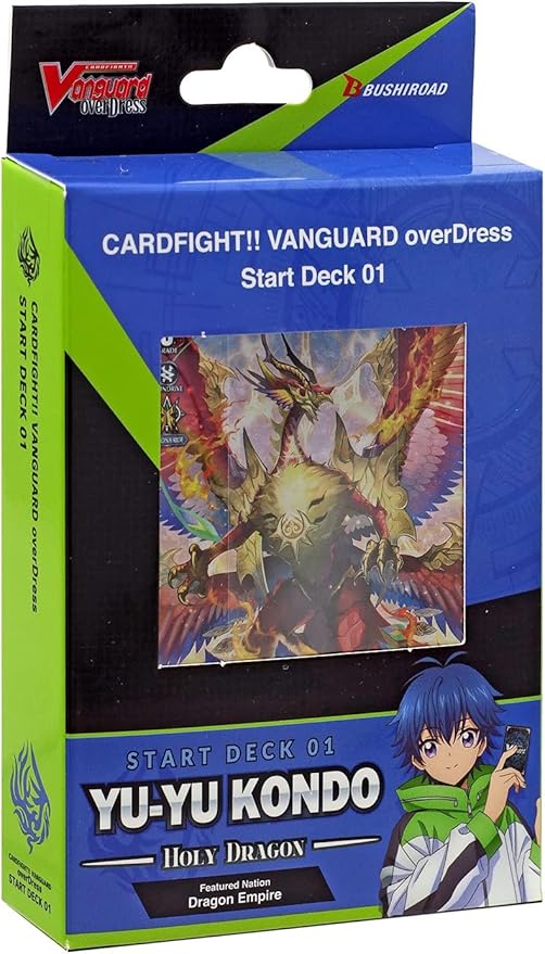 cardfight! vanguard vge-d-sd01 龙道游戏新手卡牌 英语 - 50 张