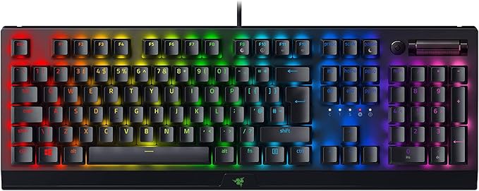 razer 雷蛇 blackwidow v3 - 高级机械游戏键盘(带绿色开关的机械键盘
