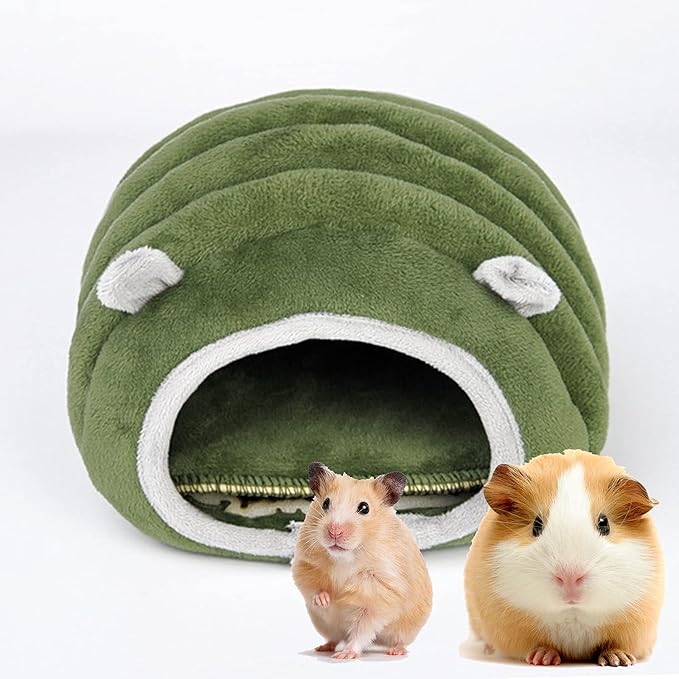 豚鼠洞穴床 刺猬仓鼠窝 老鼠小屋 温暖屋 小宠物隐藏笼 柔软小动物