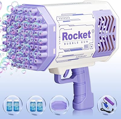 69 孔火箭筒泡泡枪机带闪光灯|rocket boom 泡泡鼓风机|巨型泡泡枪机