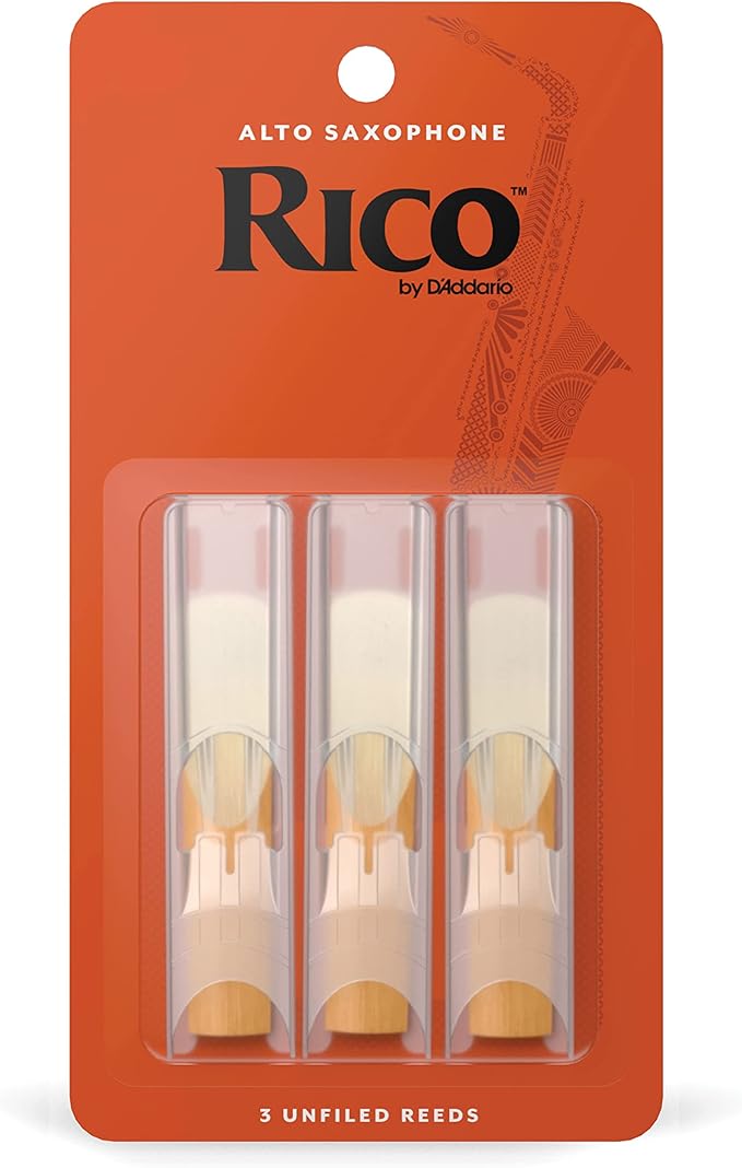 达达里奥 rico 2.0 号中音萨克斯哨片3片装 rja0320