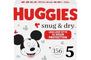 Huggies 好奇 舒适干爽婴儿纸尿裤，5 号，156 条，一个月供应