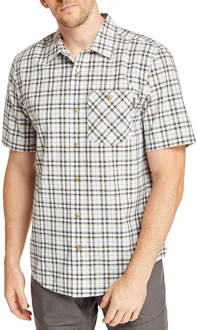 timberland 添柏岚 pro 男式 plotline 短袖工作衬衫 加大加长款