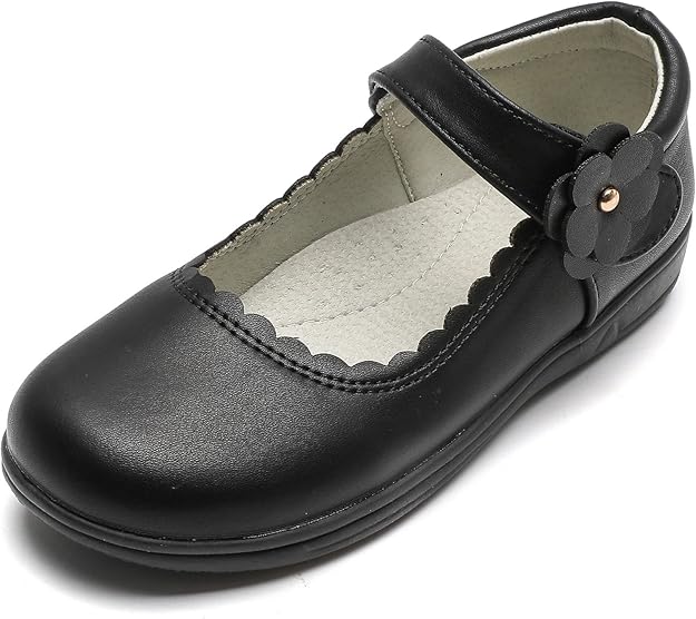 kkdom 女童玛丽珍校服鞋系带正装鞋平底鞋(幼儿/小童/大童)