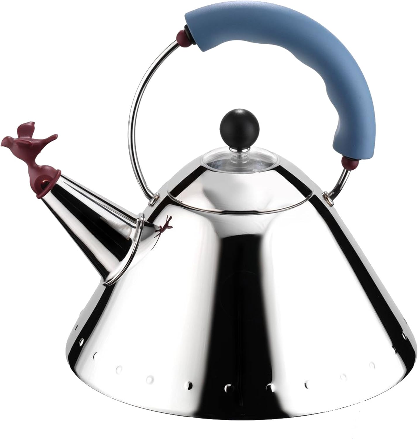 alessi 阿莱西 9093 b 水壶不锈钢带提手小鸟形状壶嘴聚酰胺