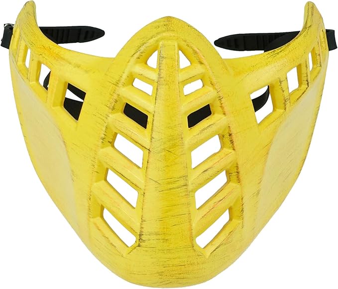 真人快打游戏面具,玉石/零/卡巴/蝎子/烟熏树脂面具,万圣节服装配饰