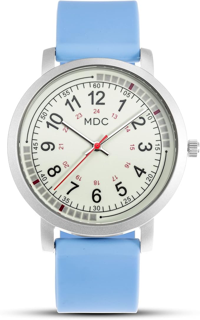 步兵男式 luminous 军事模拟腕表12&nbsp;/ 24小时尼龙表带,夜光