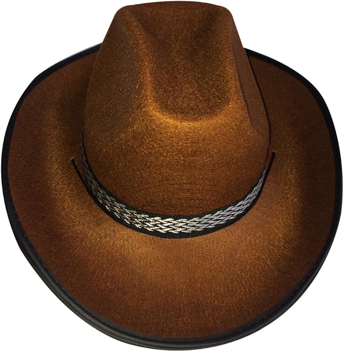 dress up america 成人牛仔棕色帽子