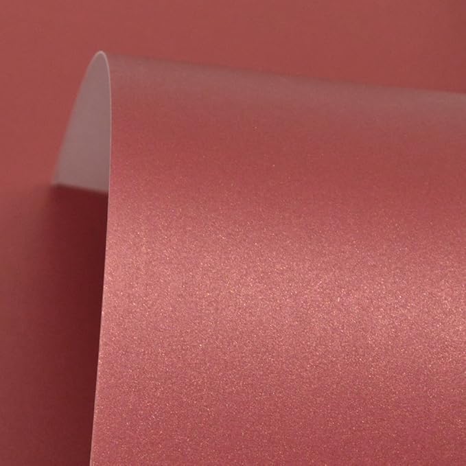 dalton manor a4 珍珠卡 300gm 单面可选 28 种颜色 樱桃红