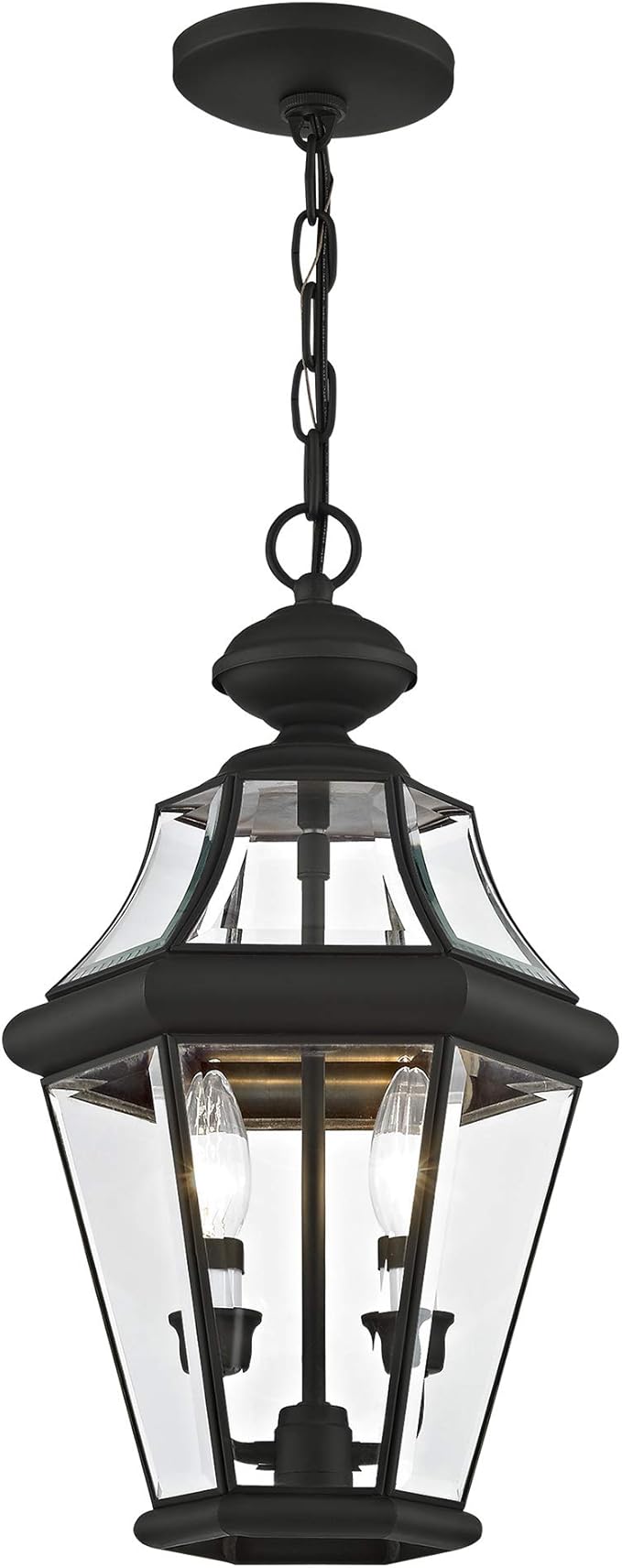 livex georgetown 2265-04 室外悬挂灯 - 高 47.63 厘米.