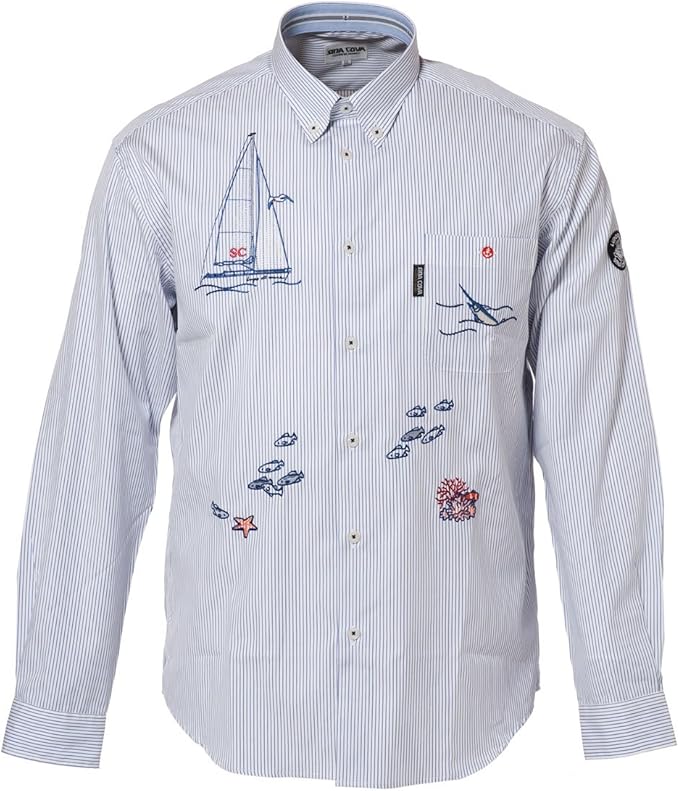 cova sinacova 男式长袖衬衫