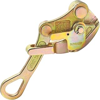 luomorgo 2 吨电缆手柄拉线器绳钳钳电缆拉拔器工具适用于钢绳,拉拉力