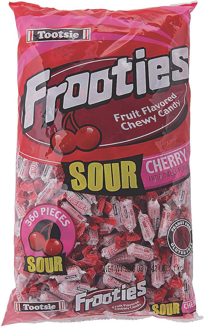 fun express 酸樱桃迷你 tootsie roll frooties - 可食 - 360 片