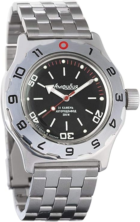 amphibian komandirskie 手表潜水员俄罗斯军事自动 100820 / 2415