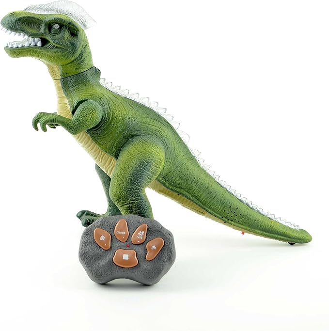 shatchi 恐龙遥控玩具发光霸王龙 rex 圣诞生日礼物