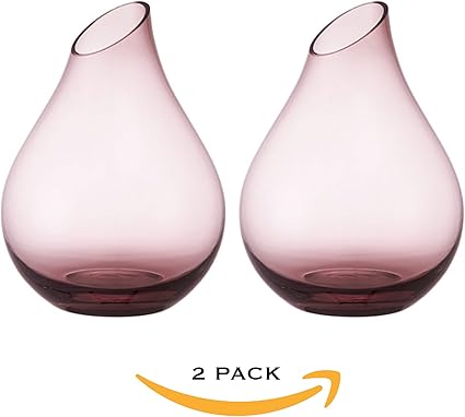 Ikea Sannolik 口吹制玻璃艺术花朵花瓶现代装饰餐桌 摆饰适用于家庭或weddings 10 Cm 高度基底直径 Ikea Lavinia 价格报价图片