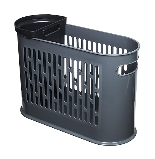 gies 废纸篓 18 升 带 3.5 升容量 不含 bpa 灰色 德国制造