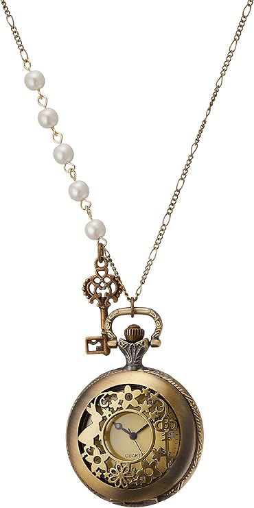 [anmeets zakka 爱丽丝怀表项链 2020summer 金色 日本 onesize (free