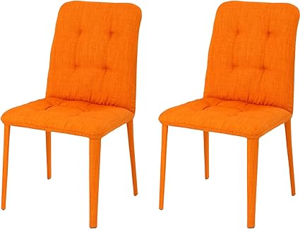 Amazuma工艺梳子椅子宽47厘米橙色 2脚装 Tdc 9587 亚马逊中国 家居生活