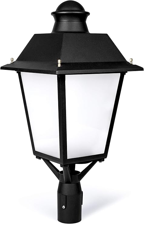 60w 路灯,可调光任务柱灯户外,7500 流明,5000k,ip65 防水高柱安装