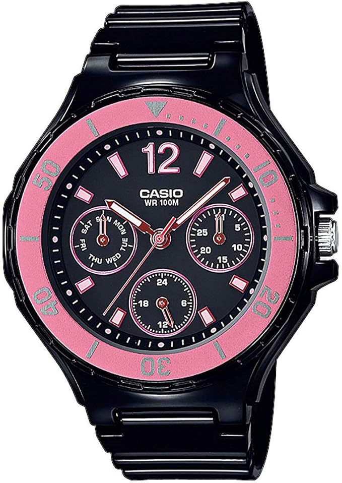 casio 卡西欧 女士指针式石英手表 树脂表带 lrw-250h