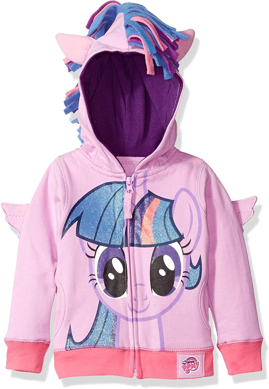 my little pony 小马宝莉my little pony 女童 暮光之城耀服装帽衫