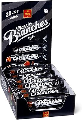 frey branches 经典巧克力棒30 包,黑巧克力棒,榛子奶油瑞士巧克力