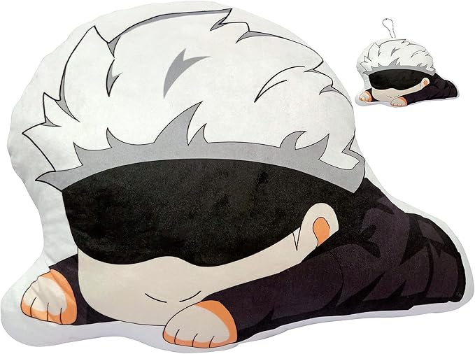 26 cm 柔术kaisen gojo satoru 毛绒抱枕和钥匙扣,动漫毛绒玩具套装