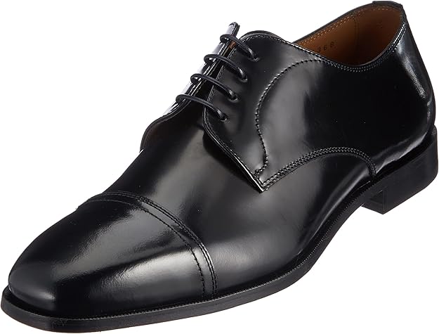 boss 男士 lisbon derb 德比鞋 皮革缝制鞋头尺寸