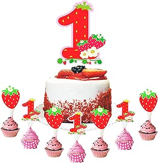 0 颗星,最多 5 颗星118 岁生日派对蛋糕装饰品,玫瑰红 18 岁蛋糕顶饰