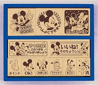 beverly 迪士尼 印章 日式花纹 米老鼠 木制*励印章 sdh-072