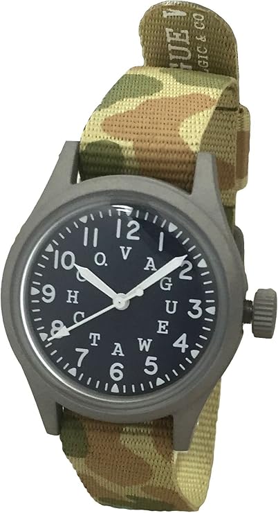 vaguewatchcovaguewatchco腕表3针军事附带替换带gdl002