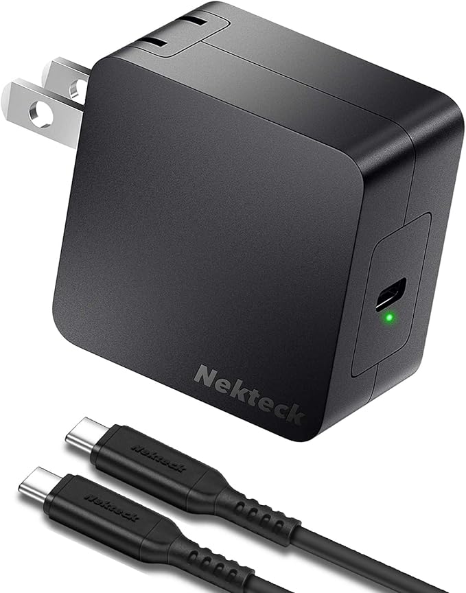 Nekteck Usb C 充电器 Gan Tech 60w C 型壁式充电器小巧带折叠插头 快速充电电源传输3 0 兼容macbook Air Samsung 三星note 10 Ipad Pro 11英寸 12 9英寸 亚马逊中国 手机通讯