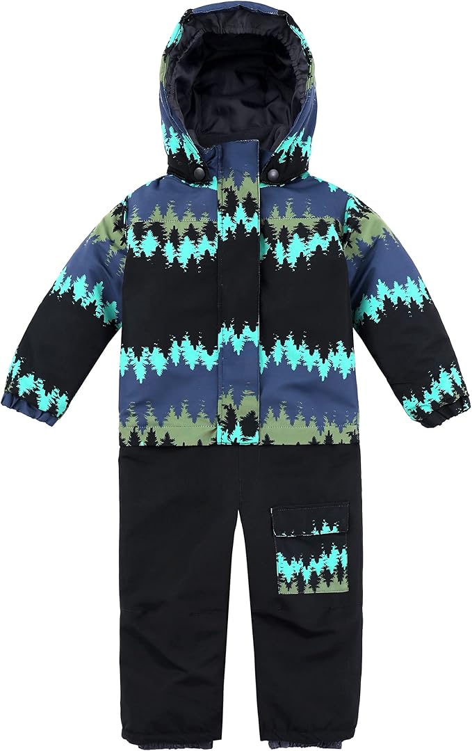 m2c 男孩女孩连体防雪服冬季保暖滑雪服