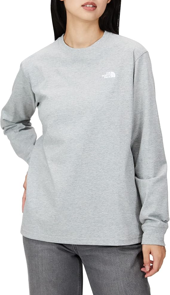 the north face 北面 t恤 长袖 back quair logo t恤 女士 ntw82131