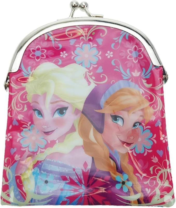 disney 冰雪奇缘零钱袋,粉色 frozen004012
