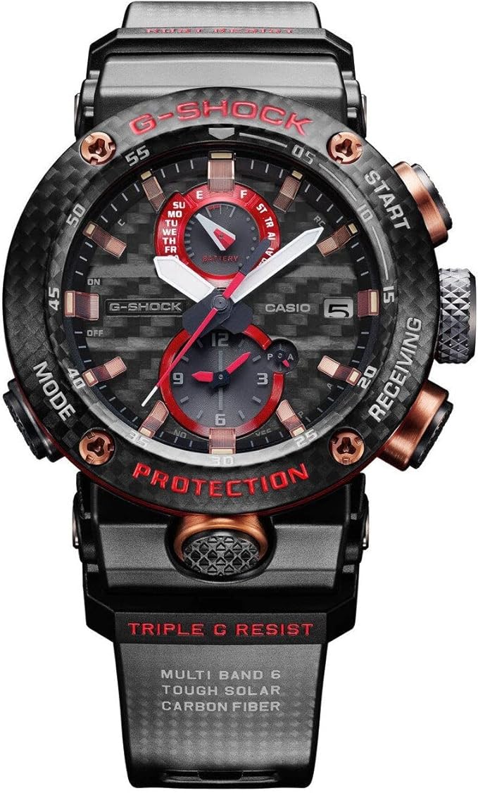 casio 卡西欧 g-shock mt-g 连接红色树脂表带限量版手表 mtgb1000b