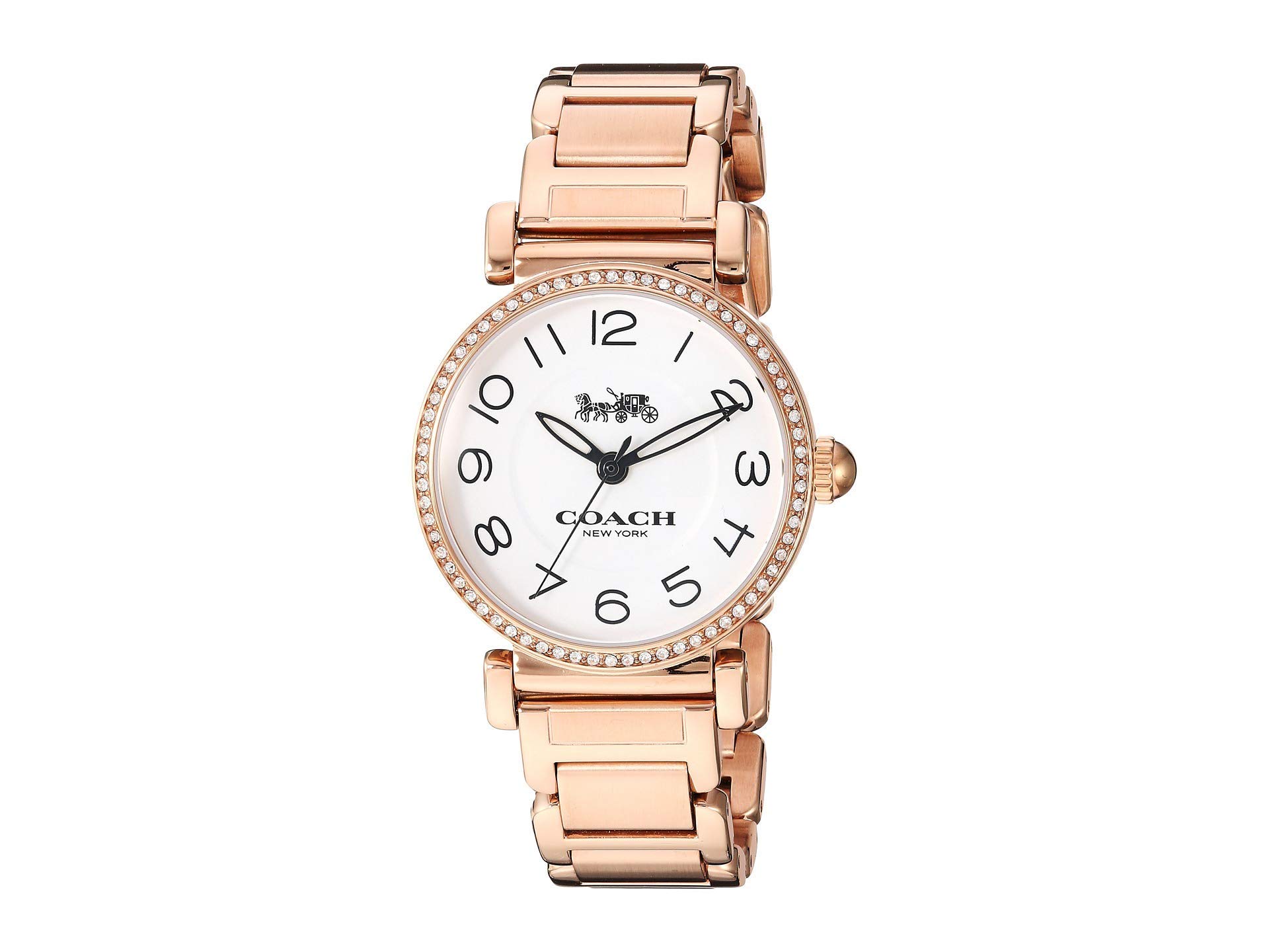 Coach Madison White dial Women's Rose gold Watch 14502856