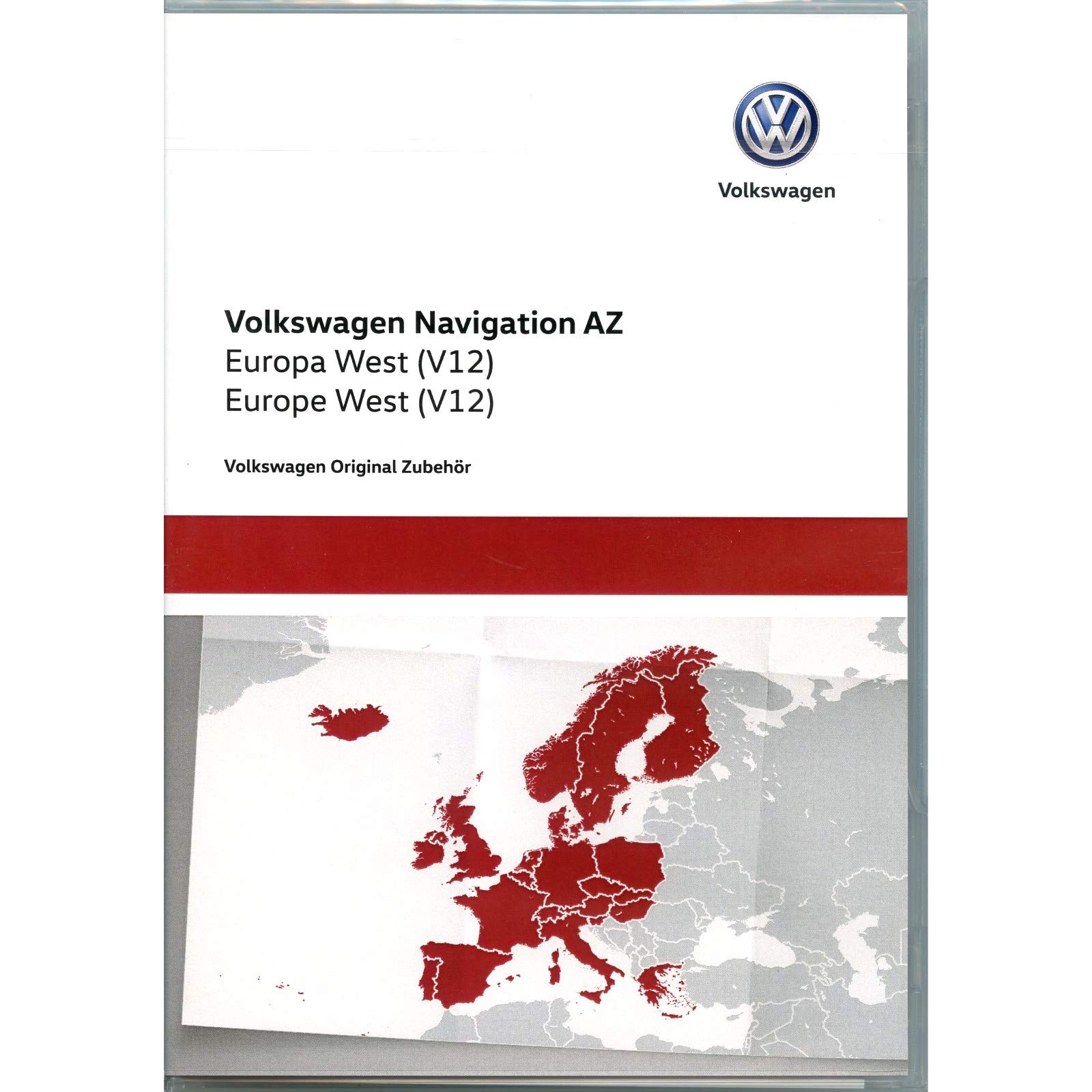 Volkswagen 3AA051866BE original VW SD card Navigation V12 Europe West RNS 315 Navigation System Navi software update, available for platform AZ only