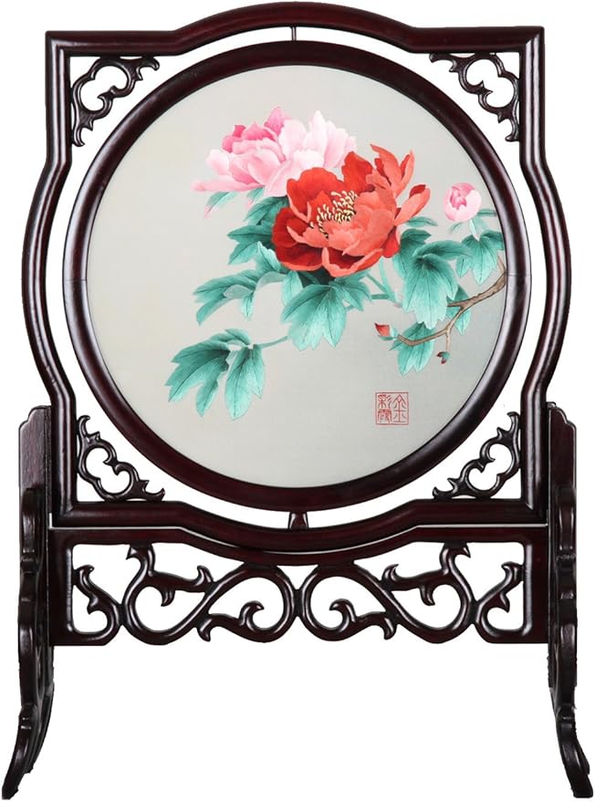 湖南省湘绣研究所荣誉品牌金彩霞 精品手工刺绣 双面绣摆件 特色礼品