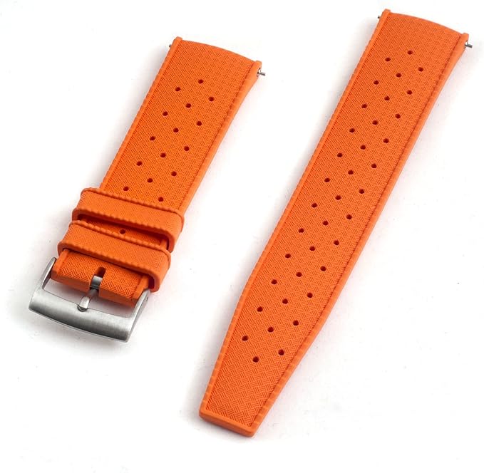 straphabit 快速释放热带风格 fkm 橡胶表带 20mm 22mm