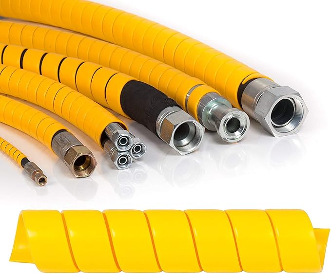 electriduct 5/8 英寸重型螺旋缠绕 hdpe 柔性塑料电缆套软管保护套