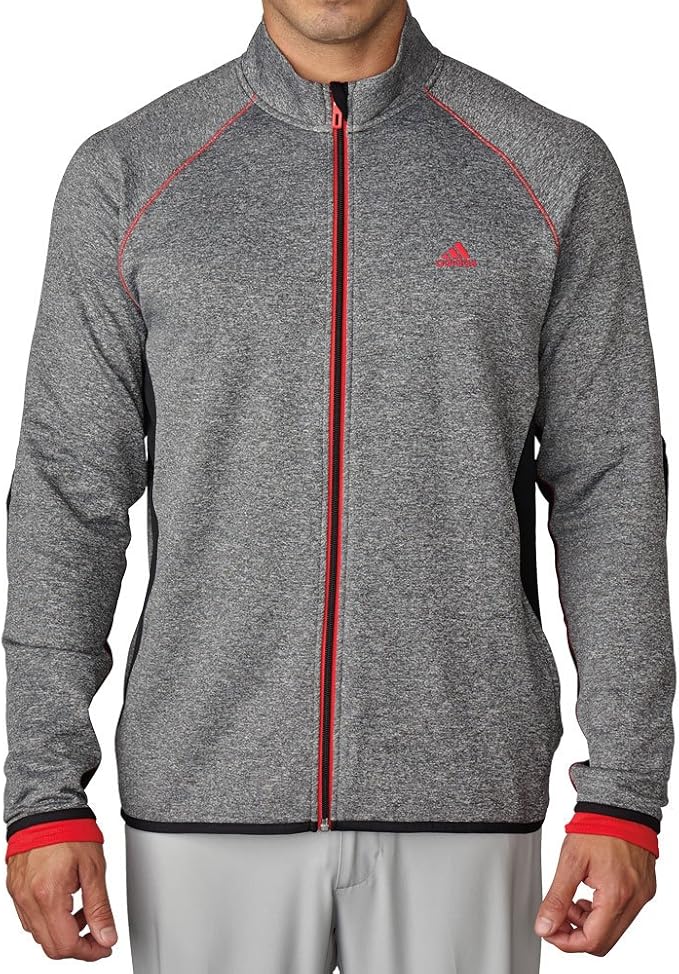 adidas 阿迪达斯 男士 climaheat 全拉链 外套,dark