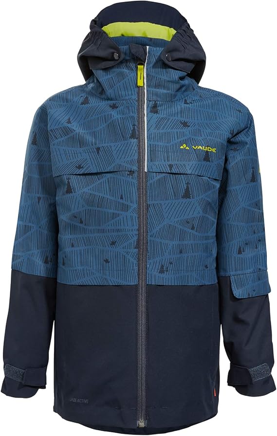 vaude 儿童雪杯全印花双层夹克