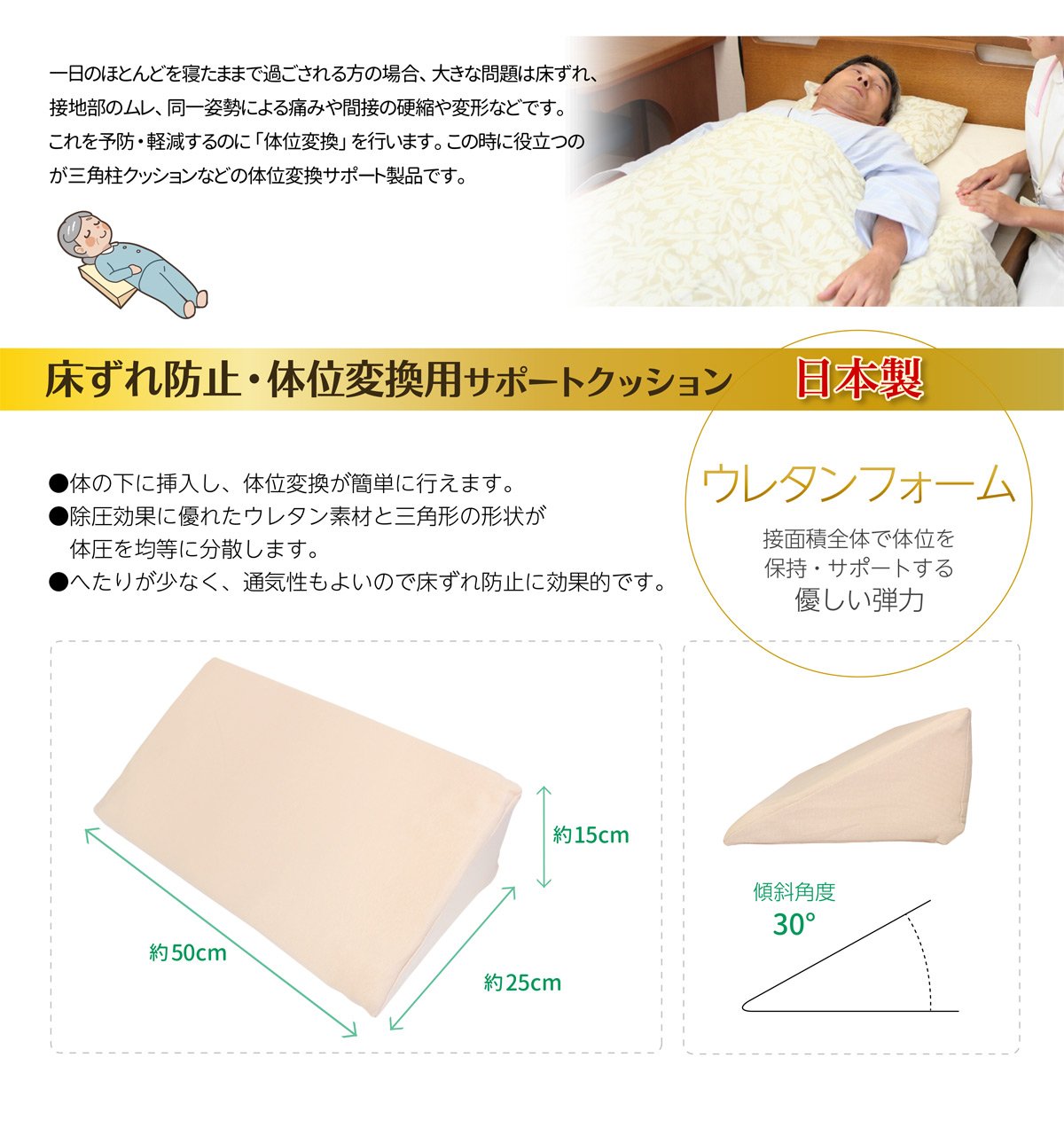 日本制造支撑垫三角柱垫终极针织体位转换体位转换枕可洗涤三角枕康复防止地板移位地板: 亚马逊中国: 健康和家居用品