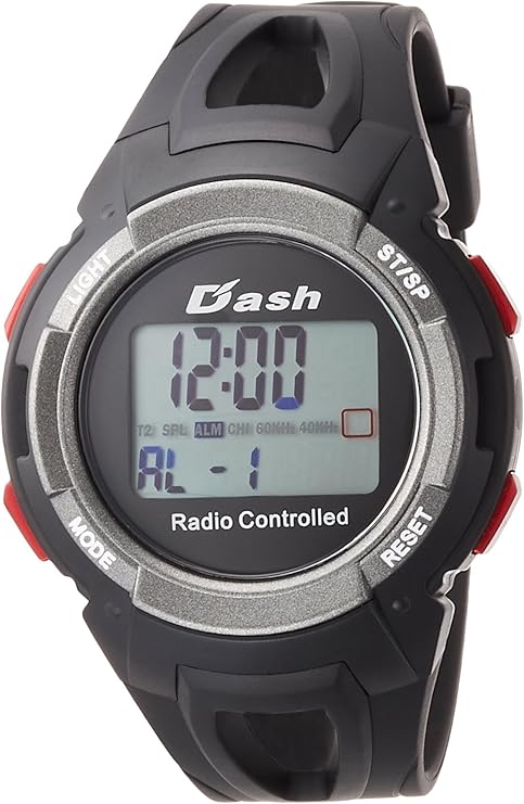 arias 手表 电波 数码 dash 防水 多功能 带背光功能 聚氨酯表带 ad0